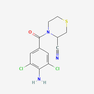 4-(4-Amino-3,5-dichlorobenzoyl)thiomorpholine-3-carbonitrile