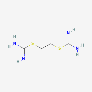 molecular formula C4H10N4S2 B2708596 Ethane-1,2-diyl dicarbamimidothioate CAS No. 6943-65-3; 96-83-3