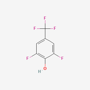 molecular formula C7H3F5O B2708879 2,6-Difluoro-4-(trifluoromethyl)phenol CAS No. 276244-25-8