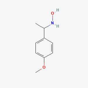 molecular formula C9H13NO2 B2708938 N-[1-(4-methoxyphenyl)ethyl]hydroxylamine CAS No. 889128-35-2
