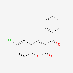 molecular formula C16H9ClO3 B2708939 3-benzoyl-6-chloro-2H-chromen-2-one CAS No. 3542-65-2