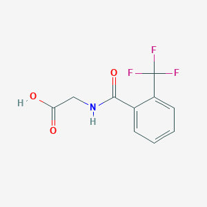 2-{[2-(Trifluoromethyl)phenyl]formamido}acetic acid