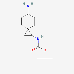 tert-butyl N-{6-aminospiro[2.5]octan-1-yl}carbamate, Mixture of diastereomers