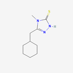 5-(cyclohexylmethyl)-4-methyl-4H-1,2,4-triazole-3-thiol