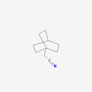 molecular formula C10H15N B2709141 2-(1-Bicyclo[2.2.2]octanyl)acetonitrile CAS No. 34341-70-3
