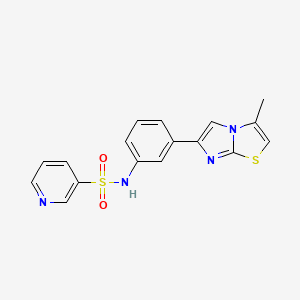 N-(3-(3-methylimidazo[2,1-b]thiazol-6-yl)phenyl)pyridine-3-sulfonamide