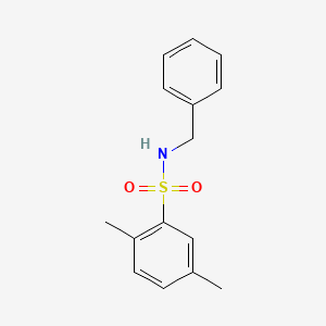molecular formula C15H17NO2S B2709241 N-benzyl-2,5-dimethylbenzene-1-sulfonamide CAS No. 257953-11-0