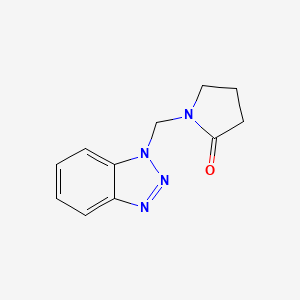 1-(1H-1,2,3-Benzotriazol-1-ylmethyl)pyrrolidin-2-one