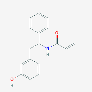 N-[2-(3-Hydroxyphenyl)-1-phenylethyl]prop-2-enamide