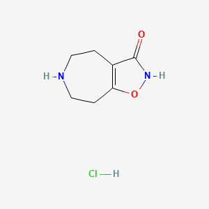 2H,3H,4H,5H,6H,7H,8H-[1,2]oxazolo[4,5-d]azepin-3-one hydrochloride