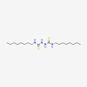 molecular formula C18H38N4S2 B2709495 N,N'-Dioctyl-1,2-hydrazinedicarbothioamide CAS No. 300680-39-1