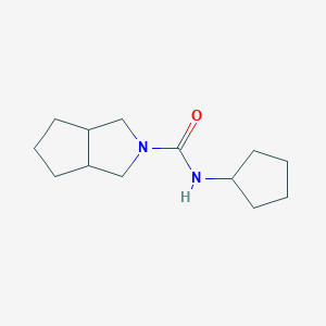 molecular formula C13H22N2O B2709528 N-cyclopentyl-octahydrocyclopenta[c]pyrrole-2-carboxamide CAS No. 1600012-43-8