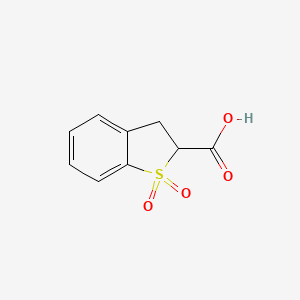 1,1-Dioxo-2,3-dihydro-1lambda6-benzothiophene-2-carboxylic acid