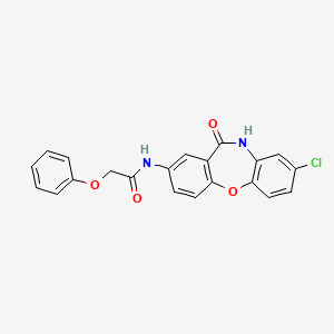 N-(8-chloro-11-oxo-10,11-dihydrodibenzo[b,f][1,4]oxazepin-2-yl)-2-phenoxyacetamide