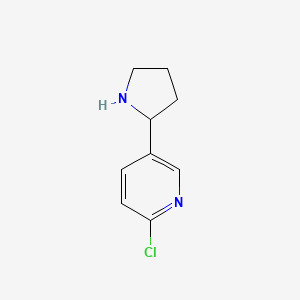 2-Chloro-5-(pyrrolidin-2-YL)pyridine