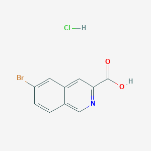 6-Bromoisoquinoline-3-carboxylic acid;hydrochloride
