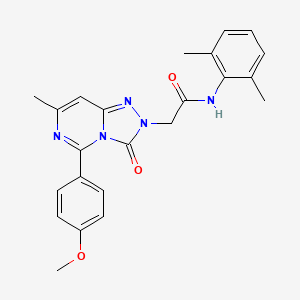 N-(2,6-dimethylphenyl)-2-[5-(4-methoxyphenyl)-7-methyl-3-oxo[1,2,4]triazolo[4,3-c]pyrimidin-2(3H)-yl]acetamide