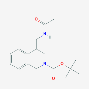 Tert-butyl 4-[(prop-2-enoylamino)methyl]-3,4-dihydro-1H-isoquinoline-2-carboxylate