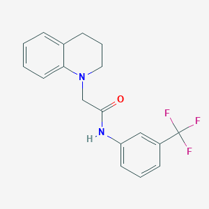 2-(3,4-Dihydro-1(2h)-quinolinyl)-n-(3-(trifluoromethyl)phenyl)acetamide