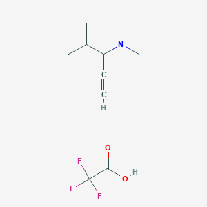 2,2,2-Trifluoroacetic acid;N,N,4-trimethylpent-1-yn-3-amine