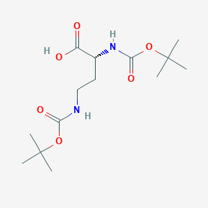 B2709678 (R)-2,4-Bis-tert-butoxycarbonylamino-butyric acid CAS No. 350820-58-5; 752986-92-8