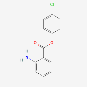 molecular formula C13H10ClNO2 B2709948 4-Chlorophenyl 2-aminobenzoate CAS No. 30924-37-9