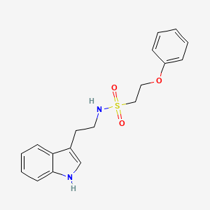 molecular formula C18H20N2O3S B2709994 N-(2-(1H-indol-3-yl)ethyl)-2-phenoxyethanesulfonamide CAS No. 1351604-96-0