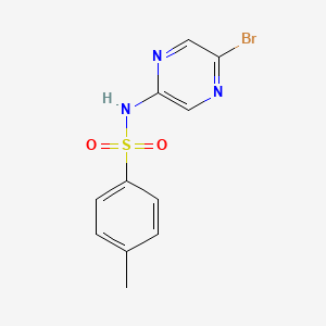 molecular formula C11H10BrN3O2S B2710071 N-(5-bromopyrazin-2-yl)-4-methylbenzenesulfonamide CAS No. 767342-42-7