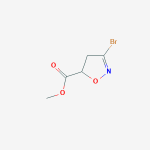 Methyl 3-bromo-4,5-dihydroisoxazole-5-carboxylate