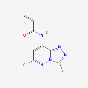 N-(6-Chloro-3-methyl-[1,2,4]triazolo[4,3-b]pyridazin-8-yl)prop-2-enamide