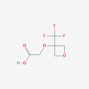 2-[3-(Trifluoromethyl)oxetan-3-yl]oxyacetic acid