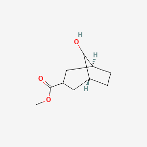 molecular formula C10H16O3 B2710230 Methyl (1S,5R)-8-hydroxybicyclo[3.2.1]octane-3-carboxylate CAS No. 2375248-91-0