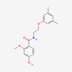 molecular formula C19H23NO4 B2710341 N-(2-(3,5-dimethylphenoxy)ethyl)-2,4-dimethoxybenzamide CAS No. 1105211-14-0