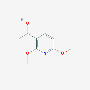 molecular formula C9H13NO3 B2710361 1-(2,6-Dimethoxypyridin-3-yl)ethanol CAS No. 1207739-92-1