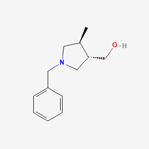 molecular formula C13H19NO B2710386 [(3S,4S)-1-benzyl-4-methylpyrrolidin-3-yl]methanol CAS No. 1807916-78-4; 1877308-61-6