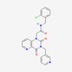 N-(2-chlorobenzyl)-2-(2,4-dioxo-3-(pyridin-3-ylmethyl)-3,4-dihydropyrido[3,2-d]pyrimidin-1(2H)-yl)acetamide