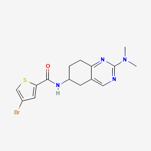 4-bromo-N-[2-(dimethylamino)-5,6,7,8-tetrahydroquinazolin-6-yl]thiophene-2-carboxamide