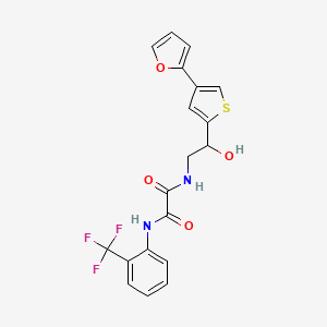N-[2-[4-(Furan-2-yl)thiophen-2-yl]-2-hydroxyethyl]-N'-[2-(trifluoromethyl)phenyl]oxamide