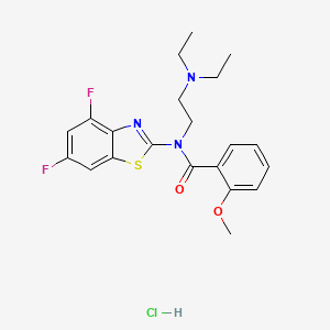 N-(2-(diethylamino)ethyl)-N-(4,6-difluorobenzo[d]thiazol-2-yl)-2-methoxybenzamide hydrochloride