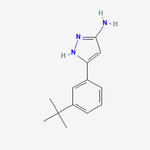5-(3-Tert-butylphenyl)-1H-pyrazol-3-amine