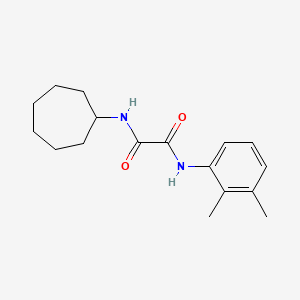 molecular formula C17H24N2O2 B2710435 N1-cycloheptyl-N2-(2,3-dimethylphenyl)oxalamide CAS No. 898374-58-8