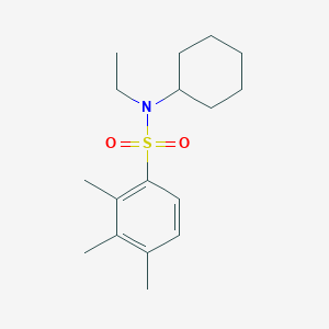 Cyclohexylethyl[(2,3,4-trimethylphenyl)sulfonyl]amine