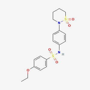 N-[4-(1,1-dioxothiazinan-2-yl)phenyl]-4-ethoxybenzenesulfonamide