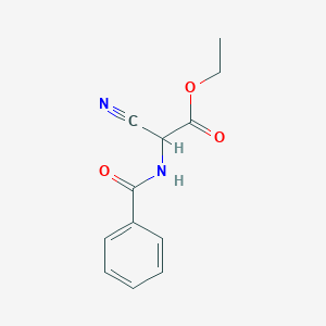Ethyl 2-benzamido-2-cyanoacetate