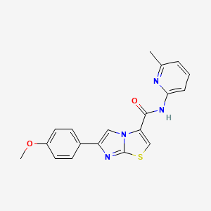 6-(4-methoxyphenyl)-N-(6-methylpyridin-2-yl)imidazo[2,1-b]thiazole-3-carboxamide