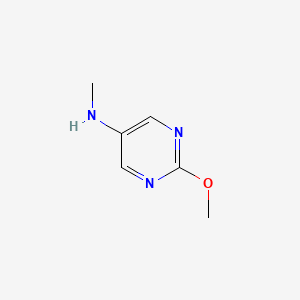 molecular formula C6H9N3O B2710537 2-methoxy-N-methylpyrimidin-5-amine CAS No. 1314968-29-0