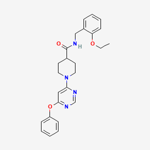 N-(2-ethoxybenzyl)-1-(6-phenoxypyrimidin-4-yl)piperidine-4-carboxamide