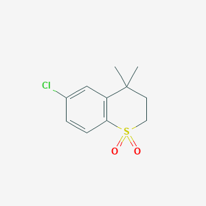 6-Chloro-4,4-dimethylthiochromane 1,1-dioxide