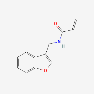 molecular formula C12H11NO2 B2710735 N-[(1-benzofuran-3-yl)methyl]prop-2-enamide CAS No. 2094902-83-5