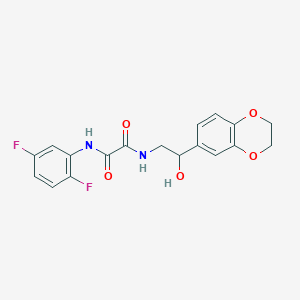 N1-(2,5-difluorophenyl)-N2-(2-(2,3-dihydrobenzo[b][1,4]dioxin-6-yl)-2-hydroxyethyl)oxalamide